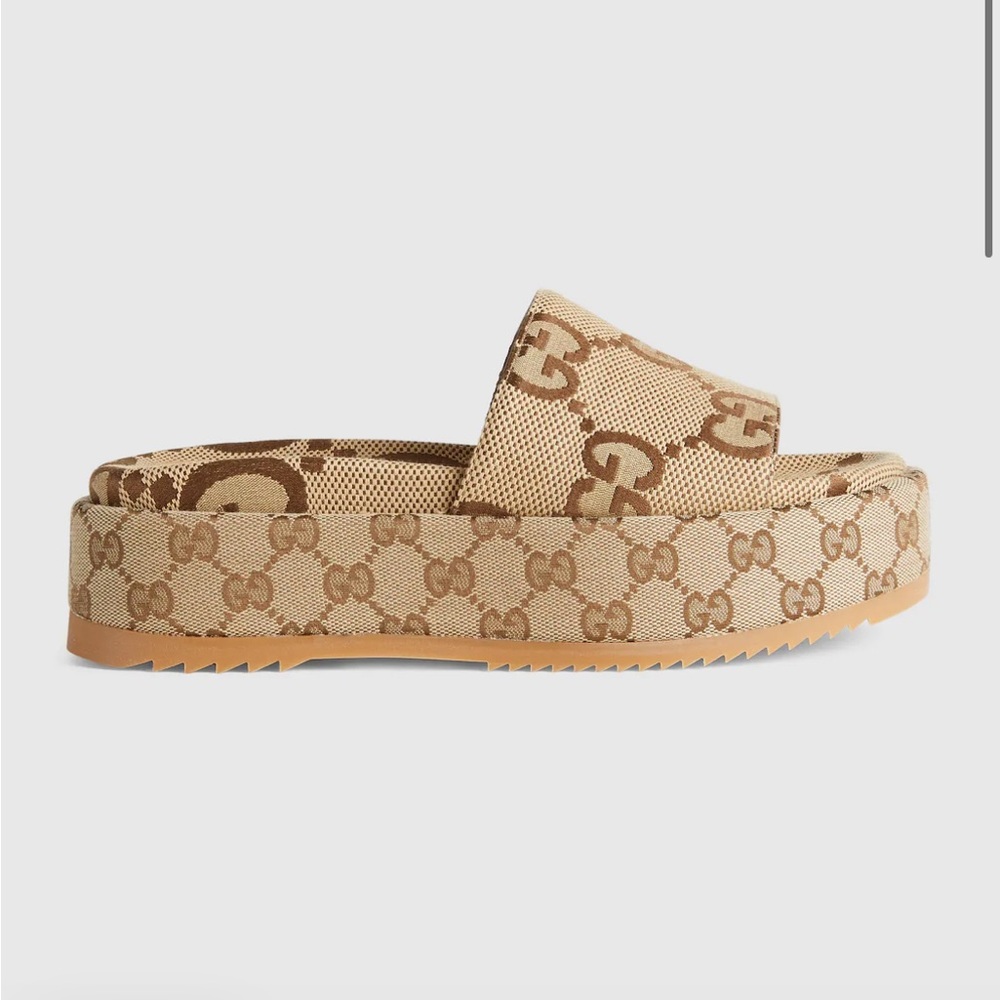 NWOT Gucci Women’s Platform Slide Sandal size 7US/37EU